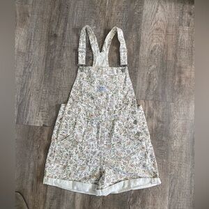 Levis Floral Tapestry Overalls